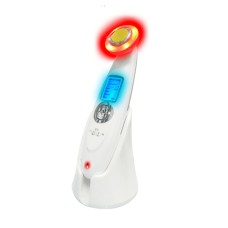 Masajeador Facial con Radiofrecuencia, Fototerapia y Electroestimulación Drakefor DKF-9902AURUM Blanco