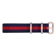 Watch Strap Paul Hewitt PH-SA-R-St-B-NR-20S Blue Red