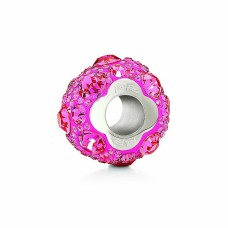 Abalorio Mujer Folli Follie 3P13F019D Rosa 1 cm