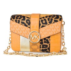 Bolso Mujer Michael Kors 35F2GNML2Y-HNY-CMB-MULTI Amarillo 22 x 18 x 5 cm