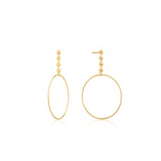 Pendientes Mujer Ania Haie E025-04G Plata de ley 3 cm