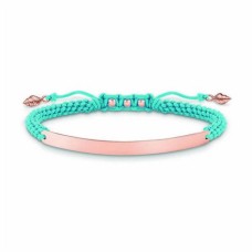 Pulsera Mujer Thomas Sabo LBA0062-597-1 Azul Oro Rosa Plata