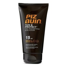 Loción Solar Piz Buin Tan & Protect SPF 15 (150 ml) (150 ml)