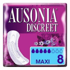 Compresas para Incontinencia DISCREET mAXI Ausonia Discreet (8 uds) 8 Unidades