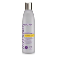 Acondicionador Reforzador de Color Blue Violet Anti-Yellow Effect Kativa (250 ml)