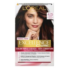 Tinte Permanente Excellence L'Oréal Paris Excellence 4.15 Castaño Oscuro Nº 9.0-rubio muy claro Nº 8.0-rubio claro 192 ml