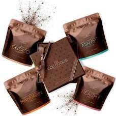 Facial Exfoliator Cocosolis Luxury Coffee Scrub Box 4 Pieces