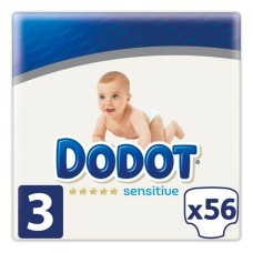 Pañales Desechables Sensitive Dodot Dodot Sensitive (56 uds)