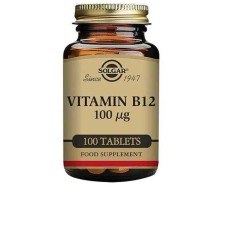 Vitamina B12 Solgar E3180 Cianocobalamina (100 uds)