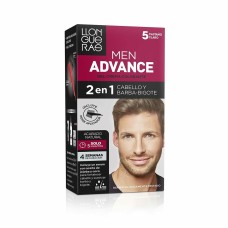 Crema Colorante Llongueras Men Advance Semipermanente 5 - Castaño Claro (4 pcs)