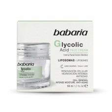 Crema Regeneradora Babaria Glycolic Acid Ácido glicólico 50 ml