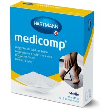 Gasas Esterilizadas Hartmann Medicomp 10 x 10 cm 20 Unidades