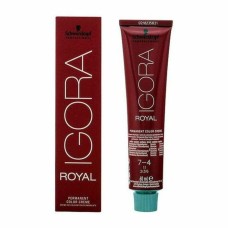 Tinte Permanente Igora Royal Schwarzkopf Igora Royal 7-4 Nº 7-4 Nº 9.0-rubio muy claro Nº 8.0-rubio claro 60 ml