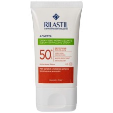 Protector Solar Facial Rilastil Sun System Acnestil Seborregulador Spf 50 (40 ml)