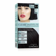 Coloración Permanente en Crema Clearé Institute Colour Clinuance Nº 1.0-negro