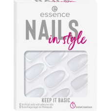 Uñas Postizas Essence Nails In Style 12 Piezas 15-keep it basic