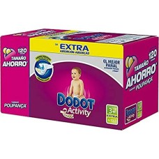 Pañales Desechables Dodot Dodot Activity 3 6-10 kg 120 Unidades