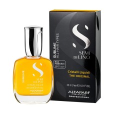 Aceite Capilar Semi Di Lino Sublime Cristal Liquid The Original Alfaparf Milano Semi Di Lino 30 ml