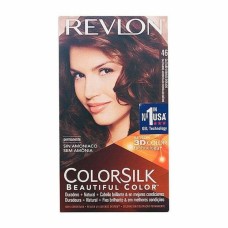 Tinte sin Amoniaco Colorsilk Revlon 26889 Castaño Cobrizo Dorado (1 unidad)