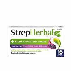 Multinutrientes Strepsils Strepherbal Frutas del Bosque 16 Unidades