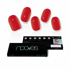 Uñas Postizas Nooves Crimson red Gel Autoadhesivas Rojo