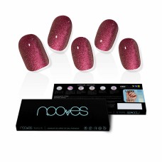 Uñas Postizas Nooves Ruby Claret Gel Autoadhesivas