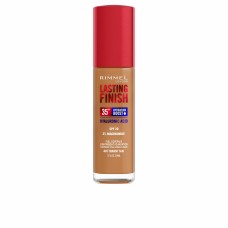 Base de Maquillaje Cremosa Rimmel London Lasting Finish Nº 407 Warm Tan Spf 20 30 ml