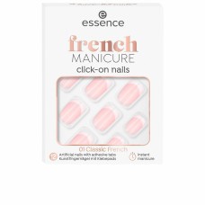 Uñas Postizas Essence French Autoadhesivas Reutilizable Nº 01 Classic french (12 Unidades)