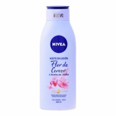 Jojoba Oil and Cherry Blossom Oil Lotion Nivea Aceite En Locion (400 ml) 400 ml