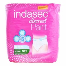 Pañales para Incontinencia Pant Super Talla Mediana Indasec Pant Super (10 uds)