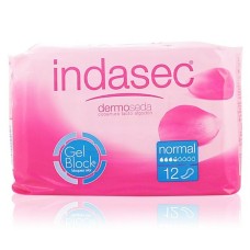 Compresas para Incontinencia Dermoseda Indasec Discreet (12 uds) 12 Unidades (Parafarmacia)