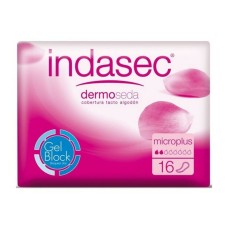 Compresas para Incontinencia Dermoseda Micro Plus Indasec 1233-29214 (16 uds) 16 Unidades (Parafarmacia)