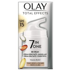 Crema Hidratante con Color Olay Total Effects Bb Cream Medium Dark Spf 15 50 ml