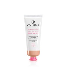 Crema Hidratante con Color Collistar Iddroattiva+ Nº 2 Medium Spf 30 50 ml Antipolución