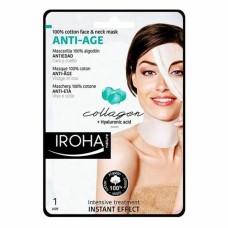 Mascarilla Revitalizante Antiedad Cotton Face & Neck Iroha Cotton Face Neck Mask (1 unidad)