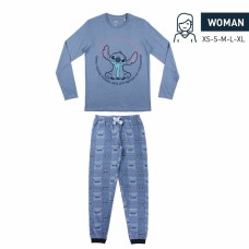 Pijama Stitch Mujer Azul