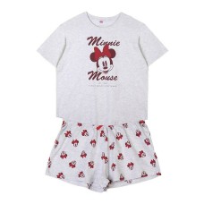 Pijama Minnie Mouse Gris Mujer