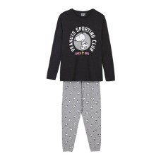 Pijama Snoopy Gris Mujer