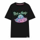 Camiseta de Manga Corta Unisex Rick and Morty Negro