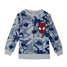 Sudadera sin Capucha Niño Spider-Man Gris