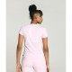 Camiseta de Manga Corta Mujer Puma ESS LOGO TEE 586775 60 Rosa