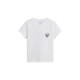 Camiseta de Manga Corta Mujer Vans Catchers Club Mini Blanco