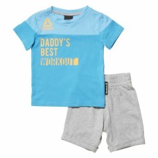 Baby-Sportset Reebok G ES Inf SJ SS Grau Blau