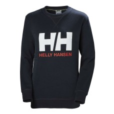 Sudadera sin Capucha Mujer HH LOGO  Helly Hansen 34003 597  Azul marino