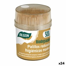 Palillos Dentales Algon Set 500 Piezas (24 Unidades)