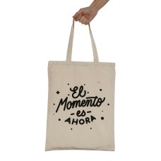 Bolsa de Compras Versa El momento es ahora Poliéster 36 x 48 x 36 cm