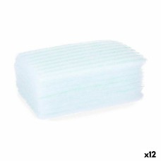 Esponja Corporal Berilo 11880014 Azul Blanco 19,5 x 12 x 1,5 cm Jabón (12 Unidades)