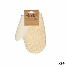 Manopla de Baño Berilo B7083-10 Blanco Beige (24 Unidades)