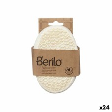 Esponja Corporal Berilo B7083-8 Blanco Beige 11 x 15 x 5 cm (24 Unidades)