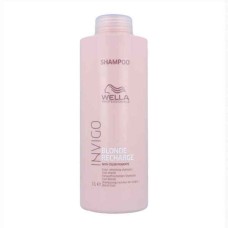 Champú para Cabellos Rubios o Canosos Invigo Blonde Recharge Wella 6394 (1000 ml)